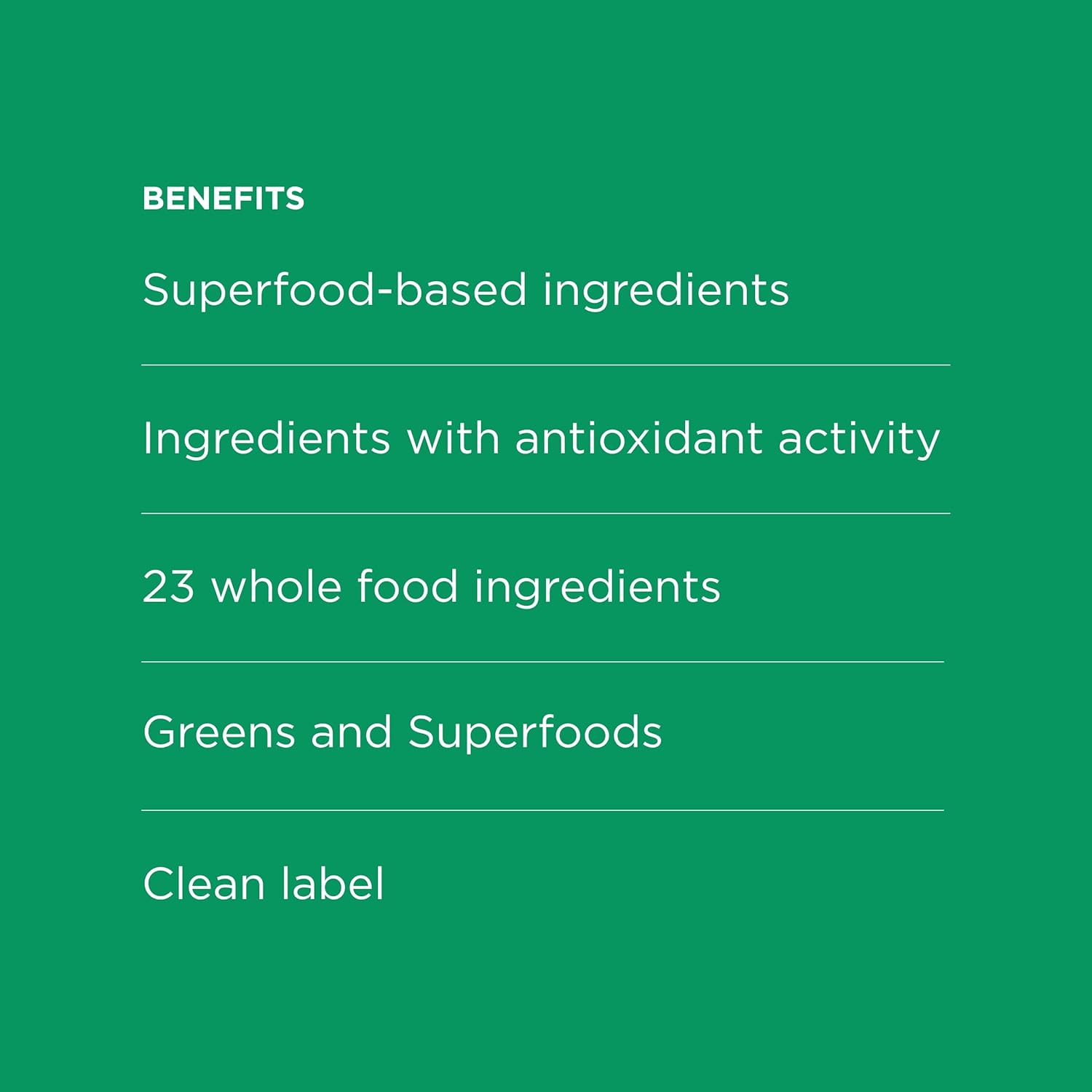 Possible SuperGreens - Superfoods Powder Mix with 23 Whole Food Ingredients - Vegan, Organic, Plant-Based Wellness - Gluten-Free, USDA Organic - Clean Label - 1 Bag, 30 Servings